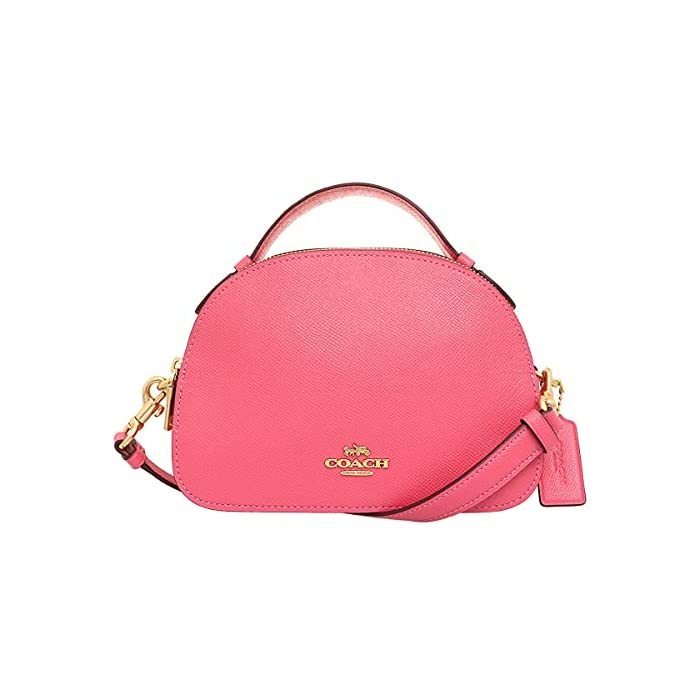 [Coach] Coach Bag (Shoulder Bag) F01589 1589 Confeti Pink Cross Grain Leather Serena Sa