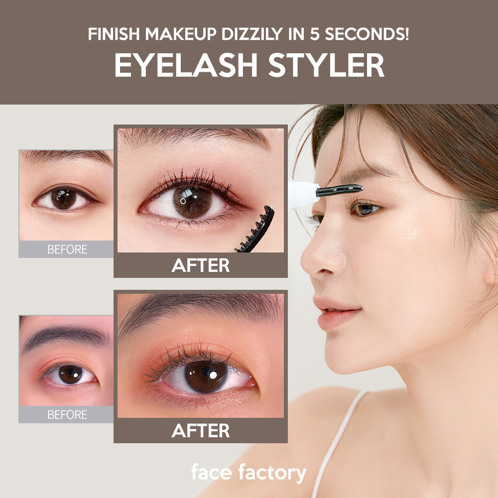 [FACE FACTORY] ▶KOREA NO.1 SELF CARE◀/Eyelash Styler 2.0/ Electric Heated Eyelash Curler/ Makeup